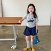 Vimmu niños niñas summer suit 2025 nuevos modelos slim niños korean camisetas bractepantalones categoría a mujer ropa bebé details Picture